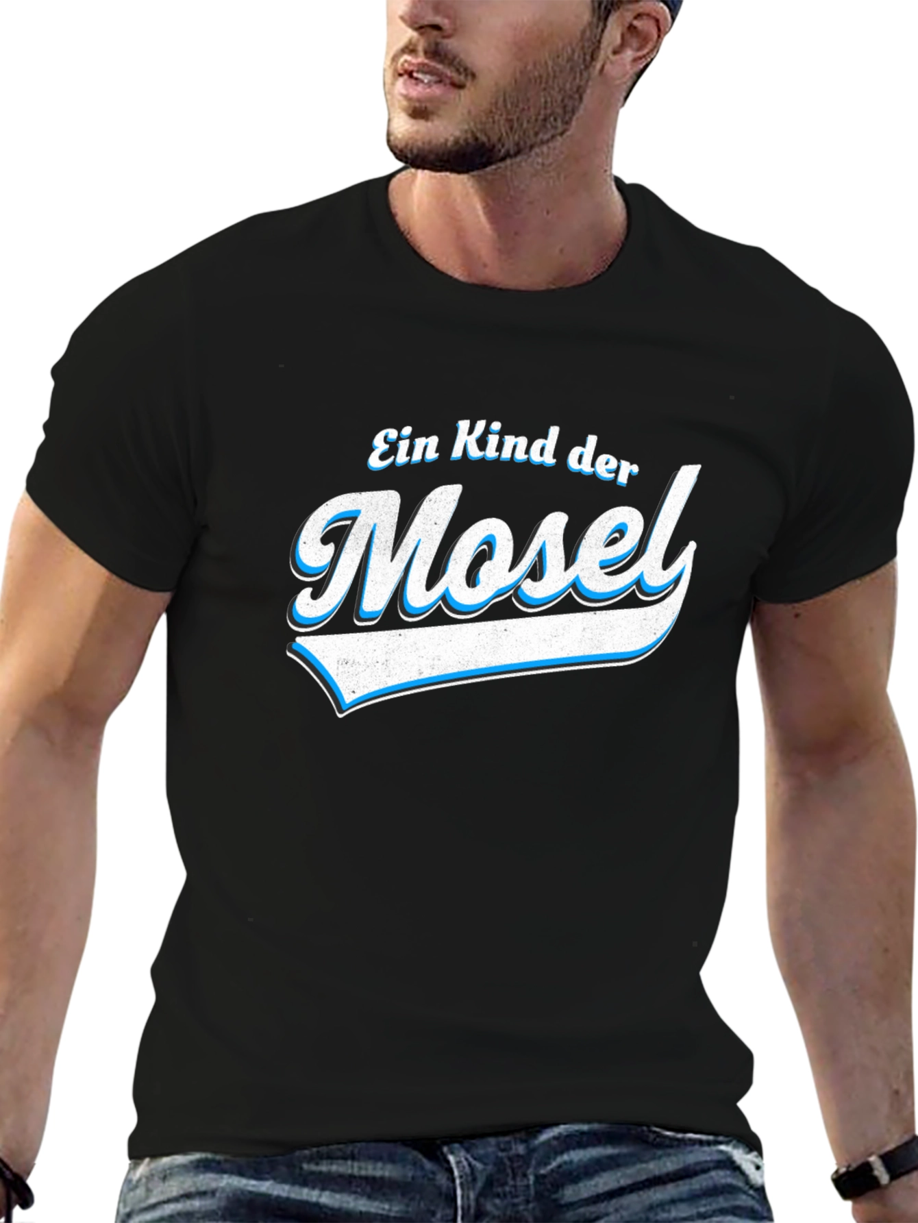 Ein Kind Der Mosel Black Graphic Tee