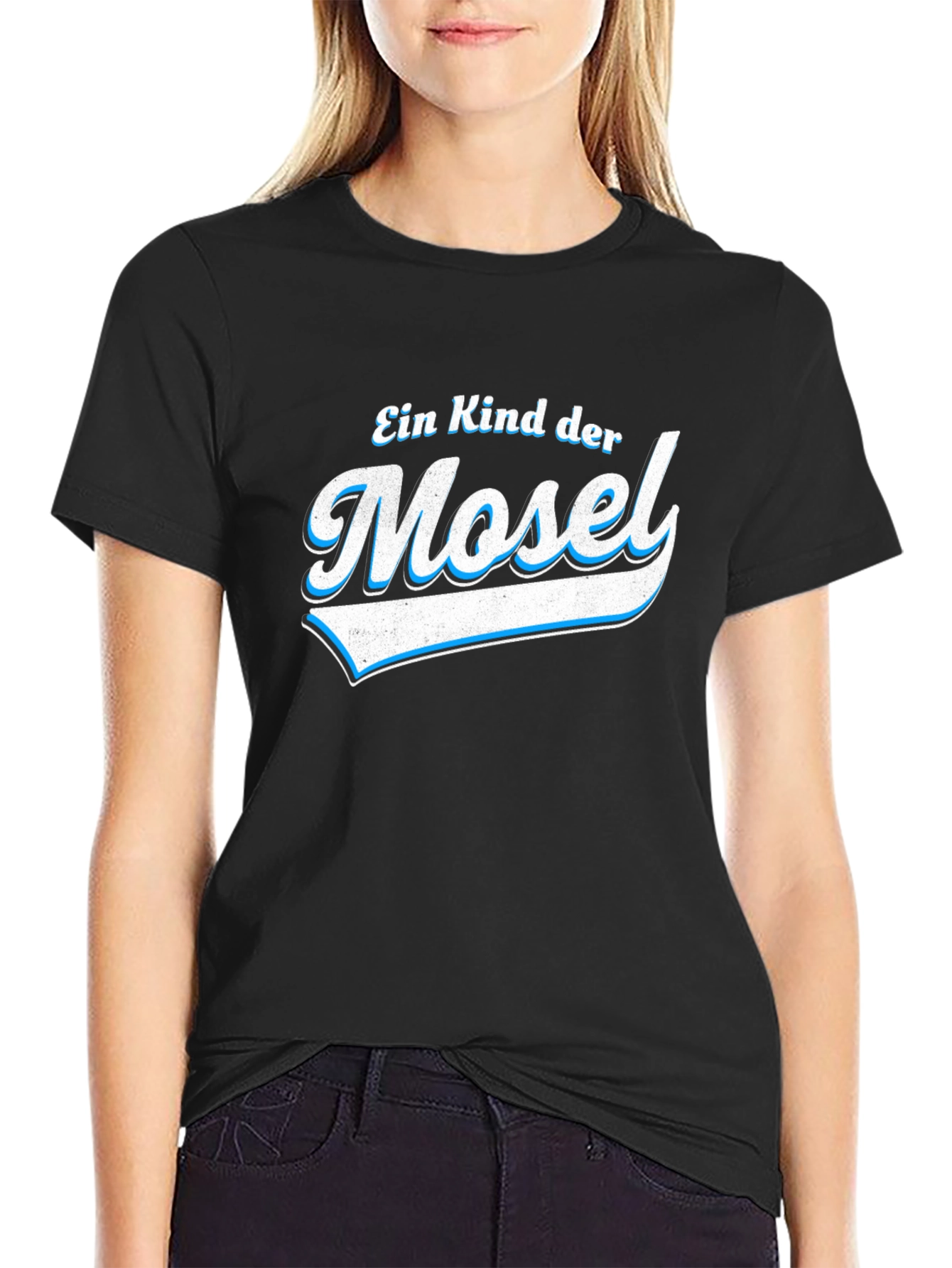 Ein Kind Der Mosel Black Graphic Tee