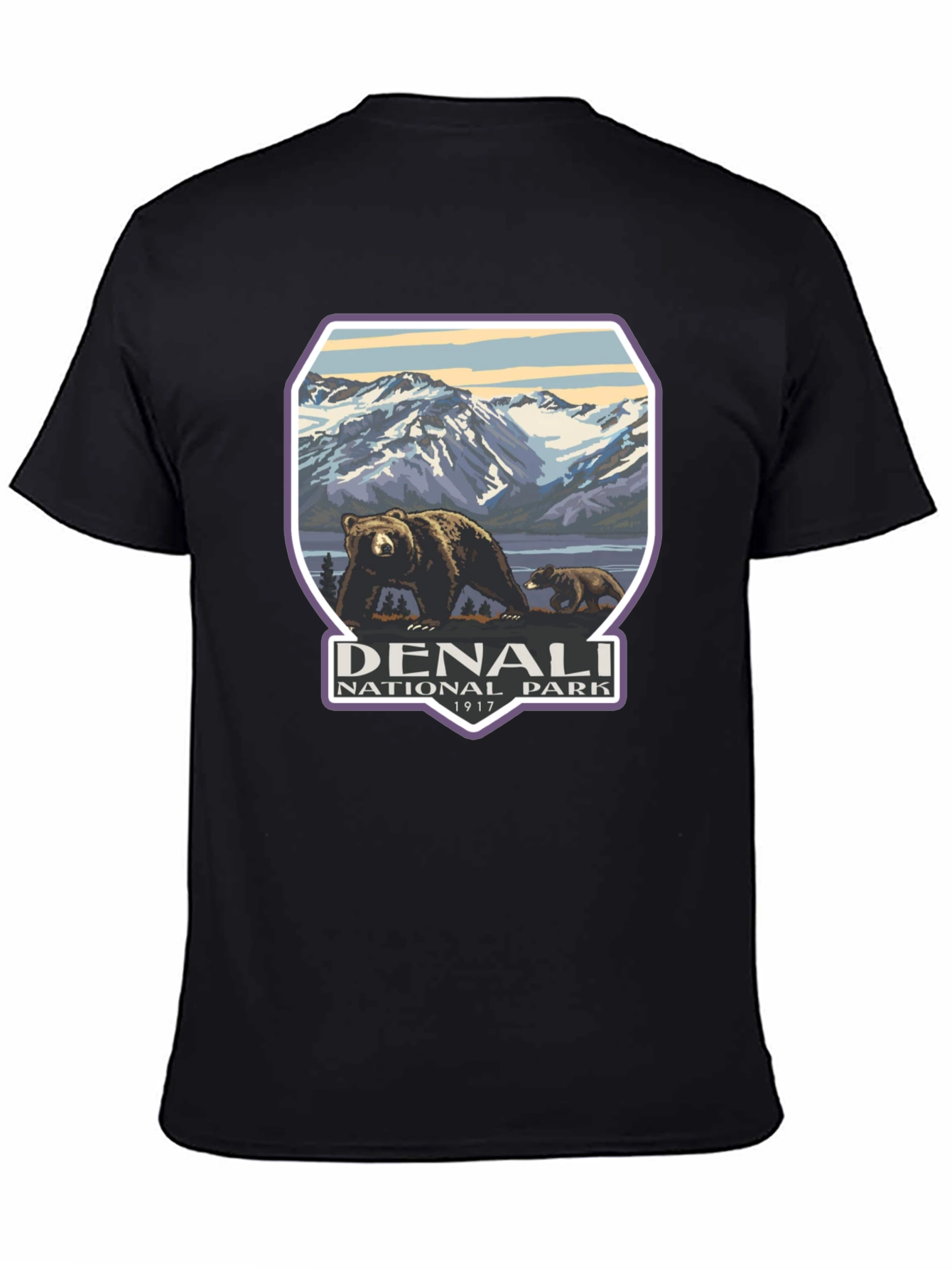 Denali National Park T-Shirt - Bear Design