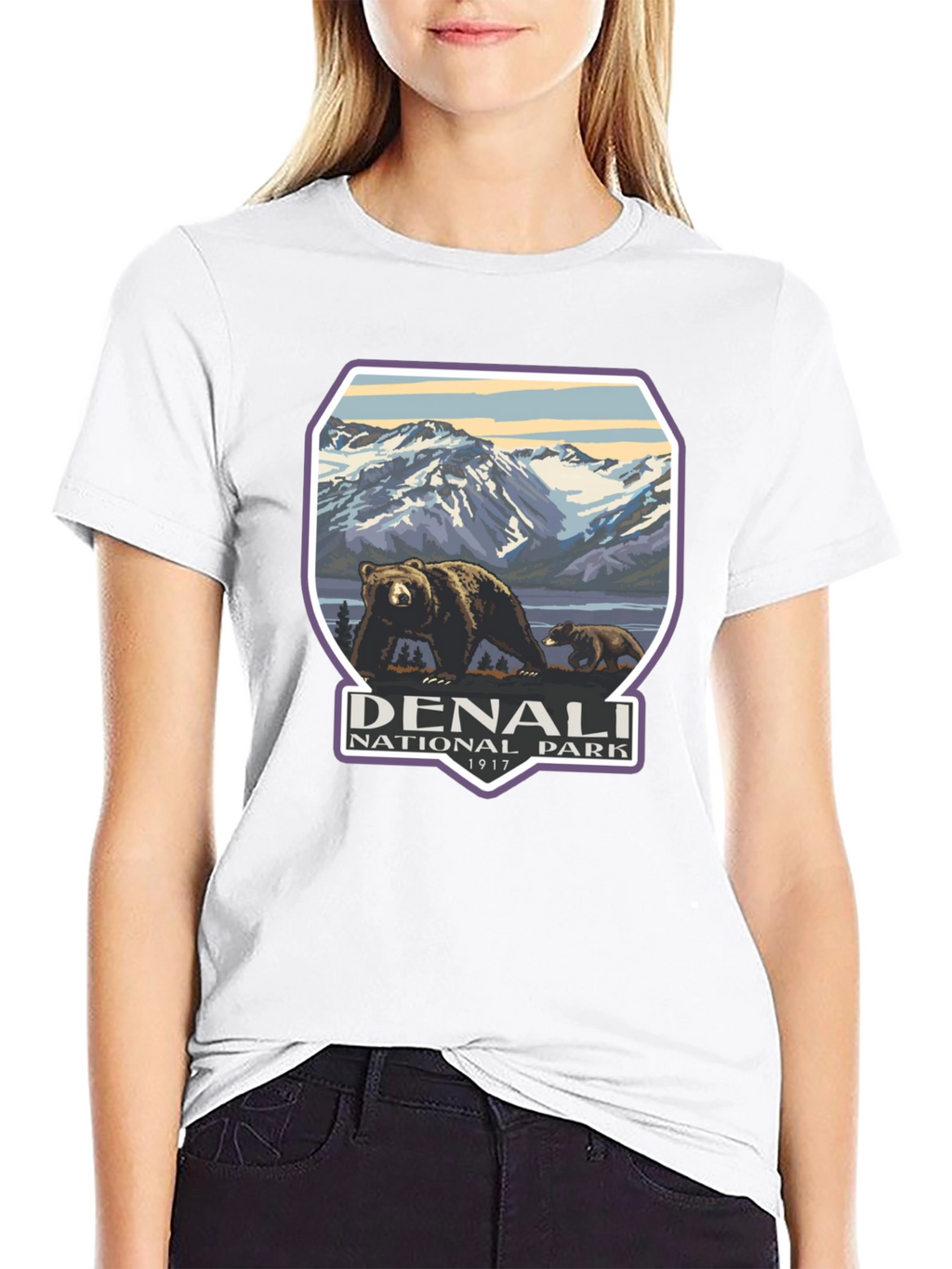 Denali National Park T-Shirt - Bear Design
