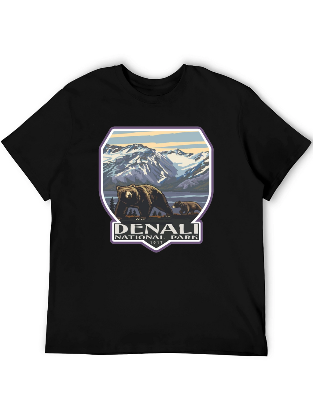 Denali National Park T-Shirt - Bear Design