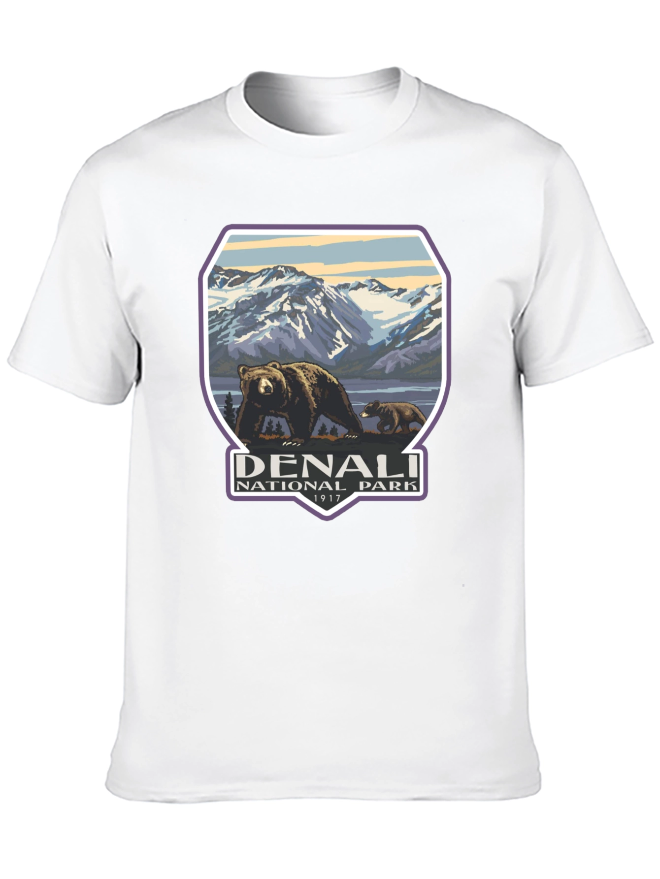 Denali National Park T-Shirt - Bear Design