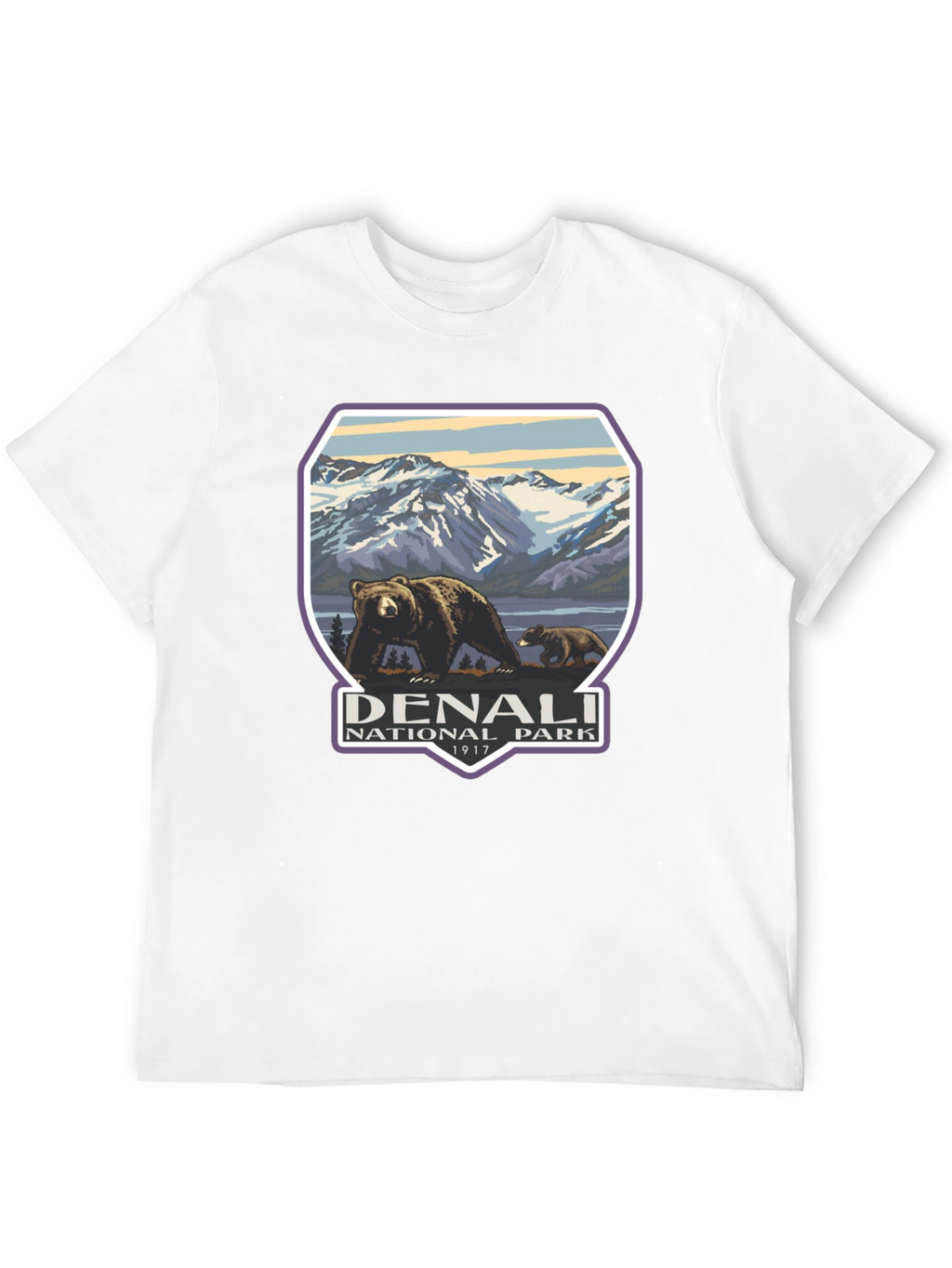 Denali National Park T-Shirt - Bear Design