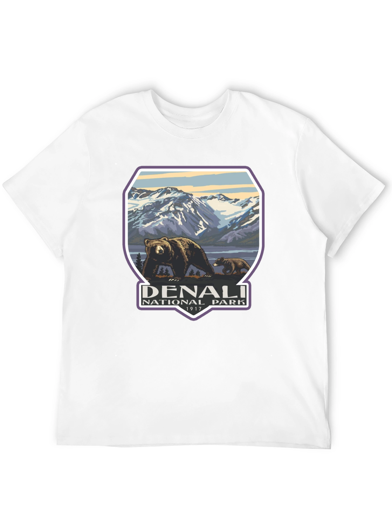 Denali National Park T-Shirt - Bear Design