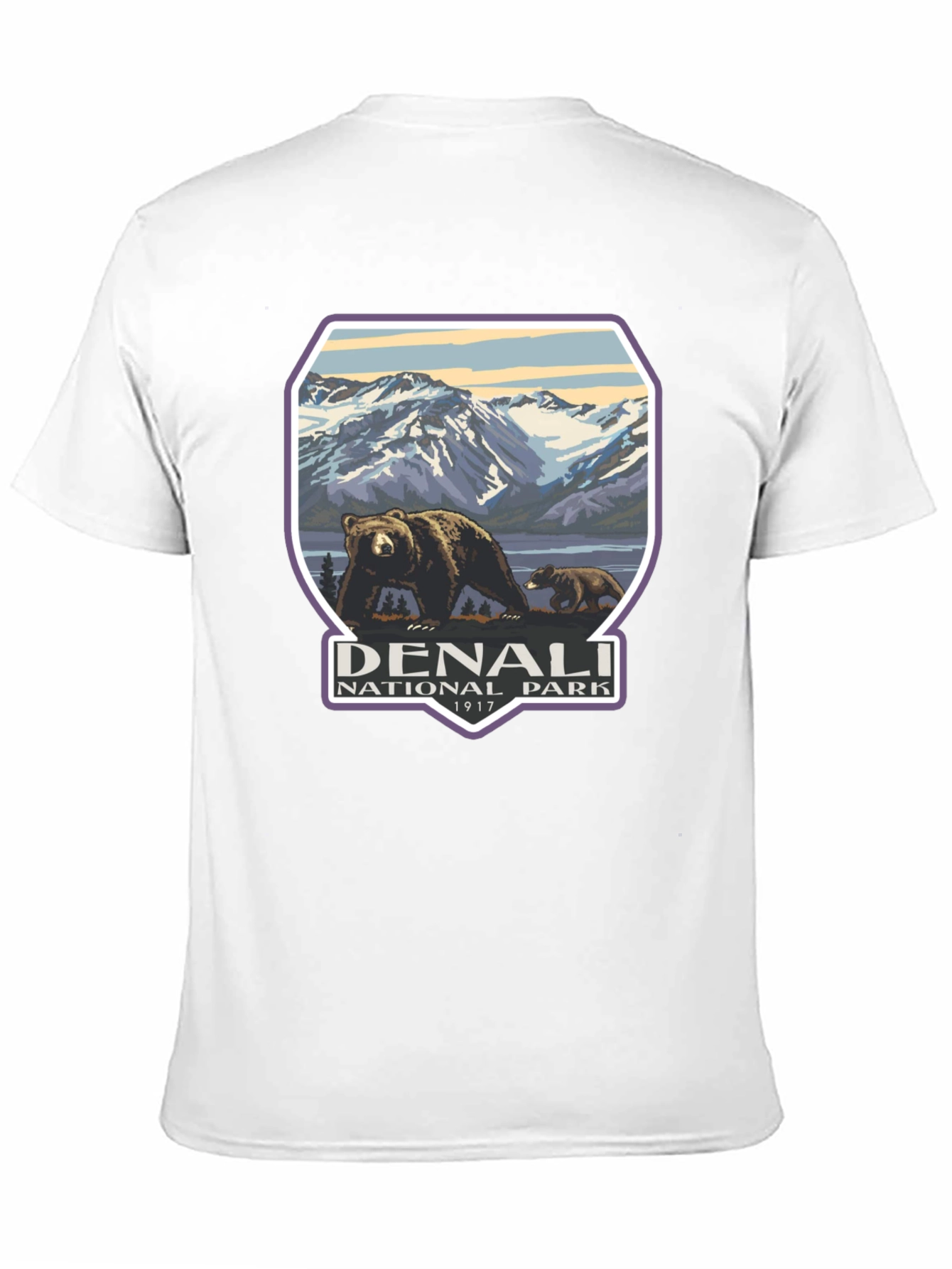 Denali National Park T-Shirt - Bear Design
