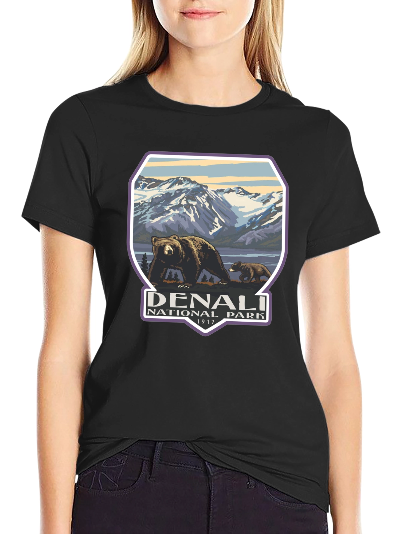 Denali National Park T-Shirt - Bear Design