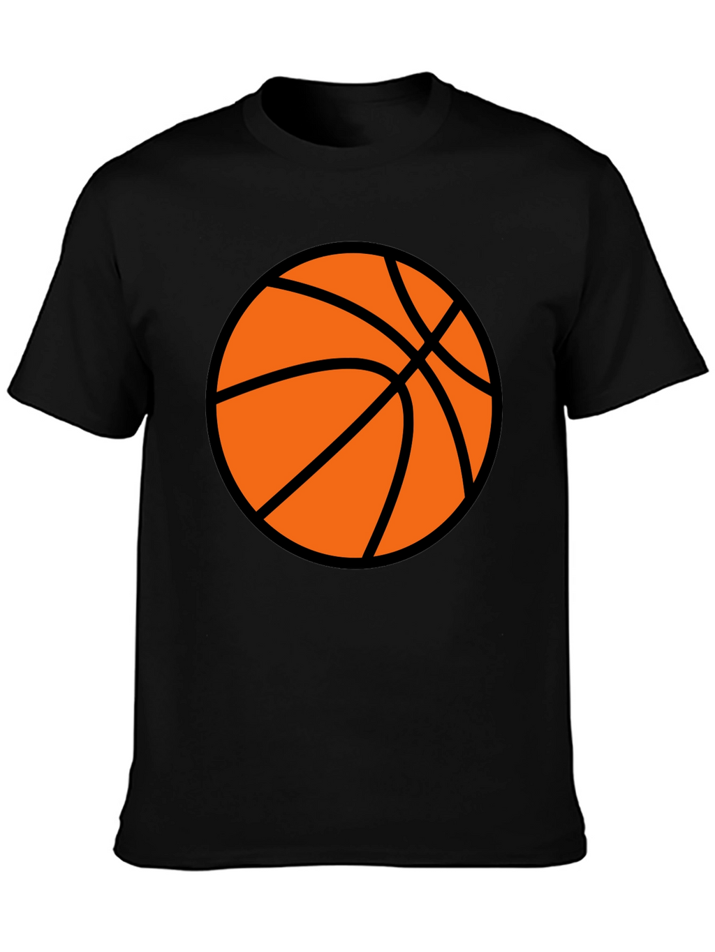 Basketball Graphic Black T-Shirt
