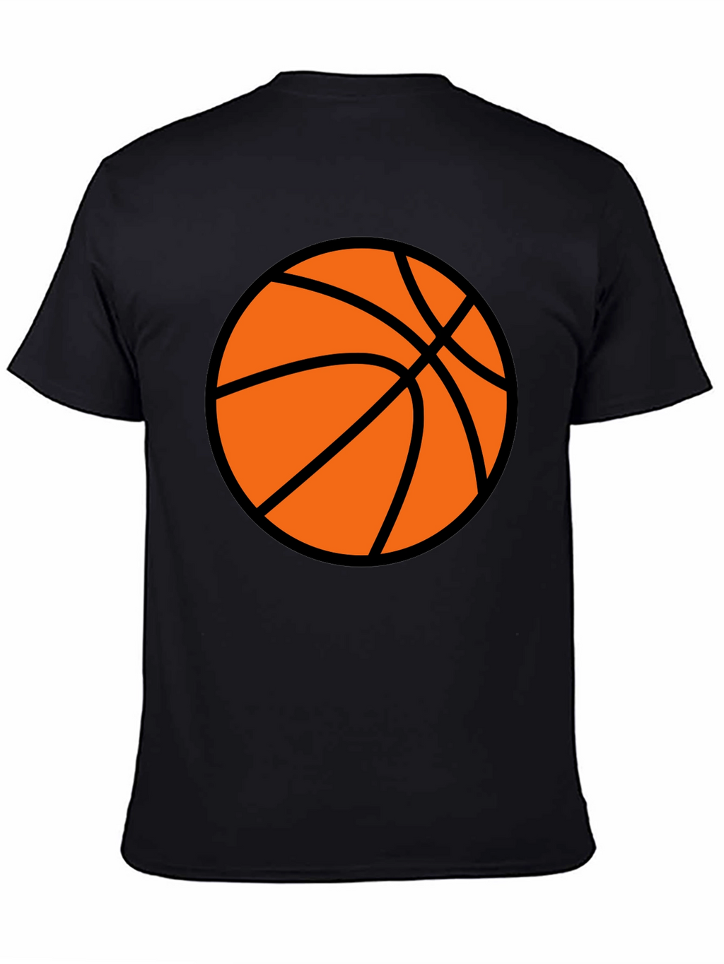 Basketball Graphic Black T-Shirt