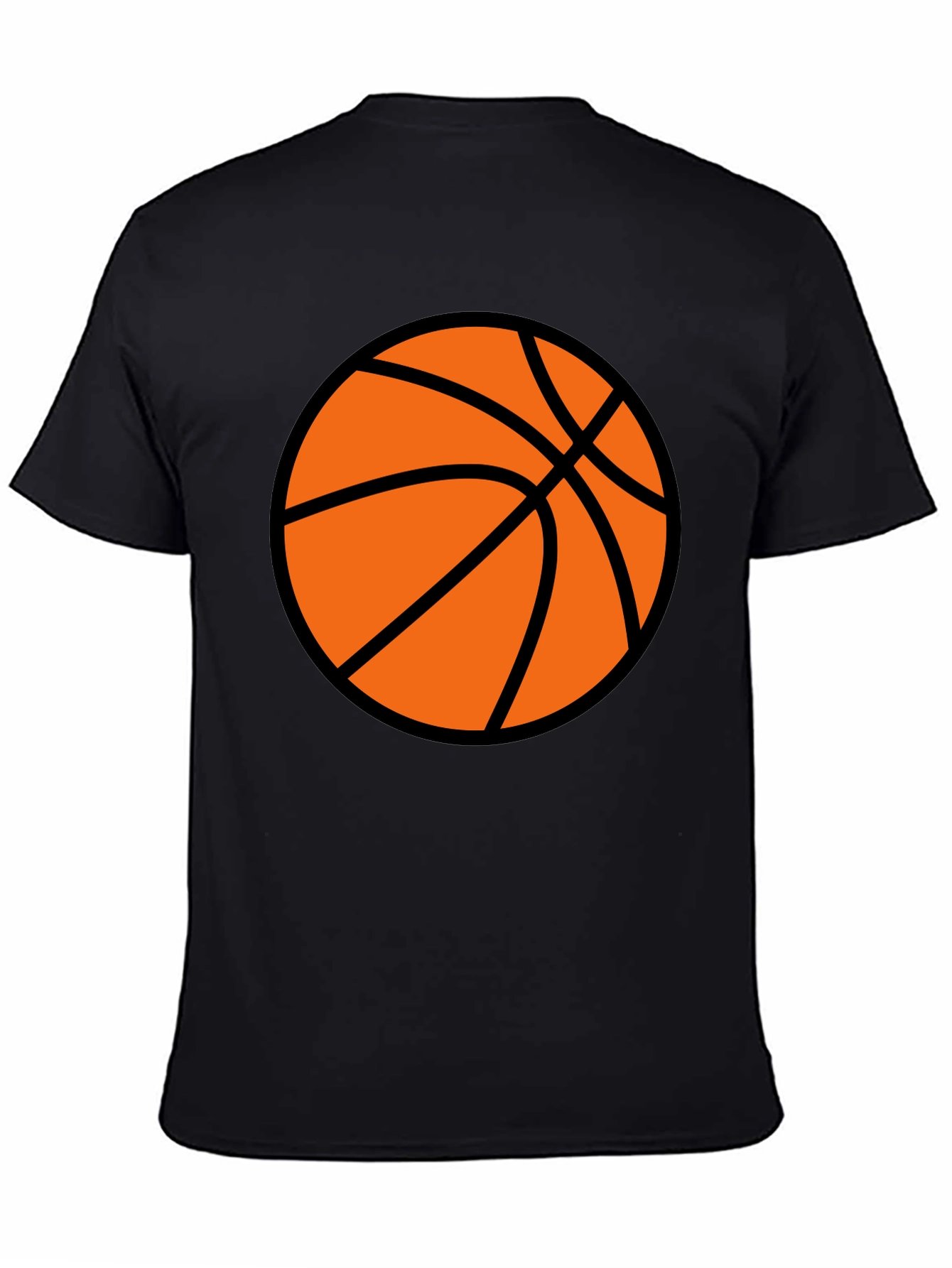 Basketball Graphic Black T-Shirt