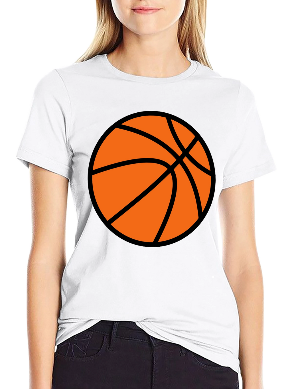 Basketball Graphic Black T-Shirt