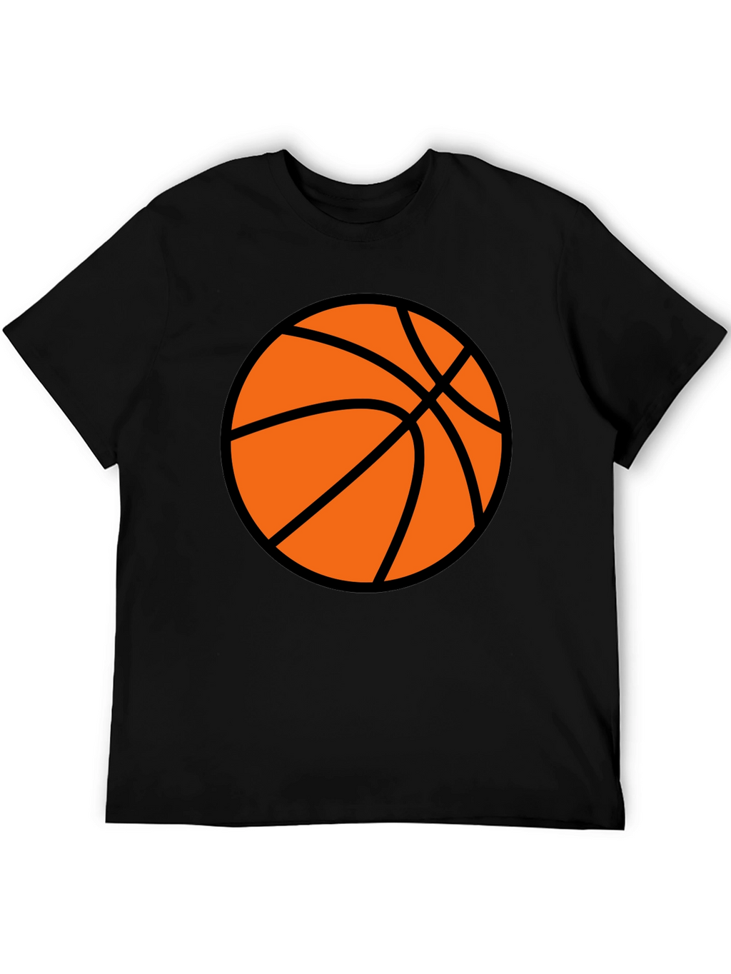 Basketball Graphic Black T-Shirt