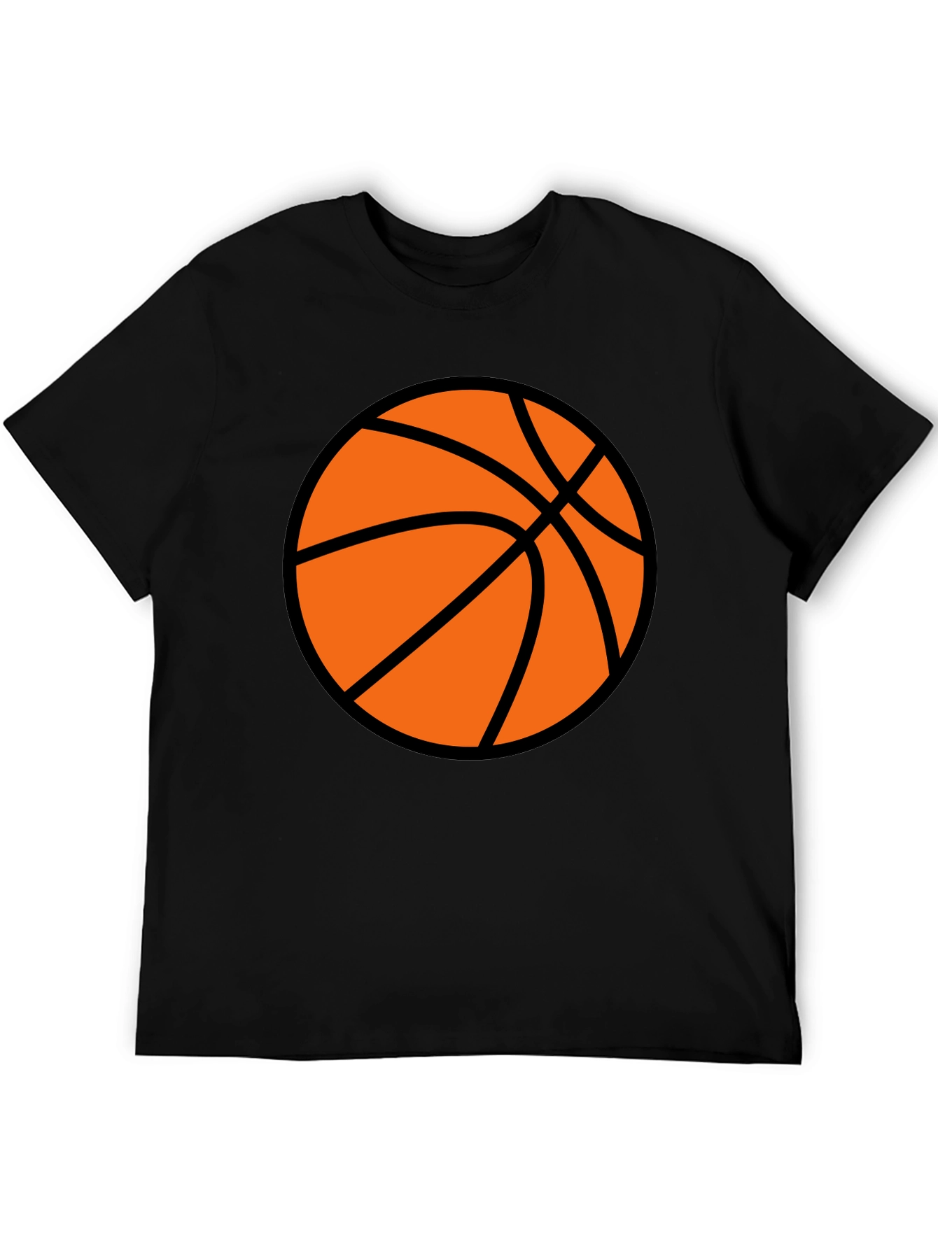 Basketball Graphic Black T-Shirt