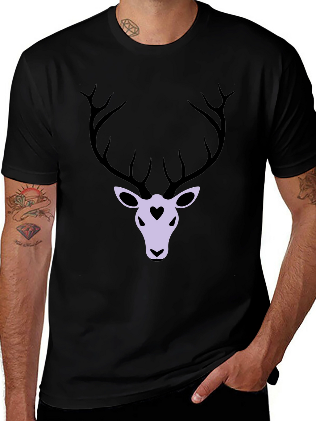 Deer Heart T-Shirt - Graphic Tee
