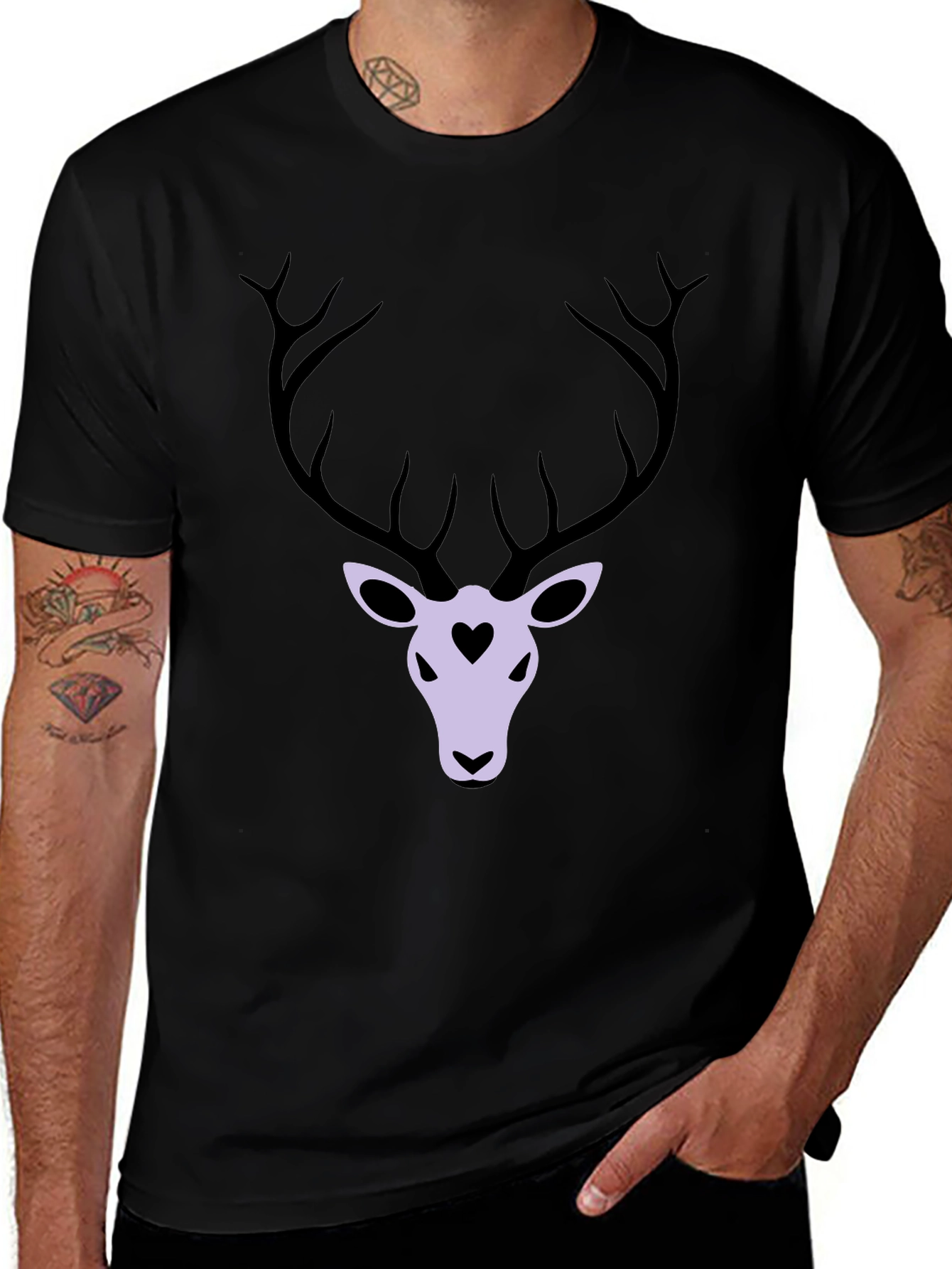 Deer Heart T-Shirt - Graphic Tee
