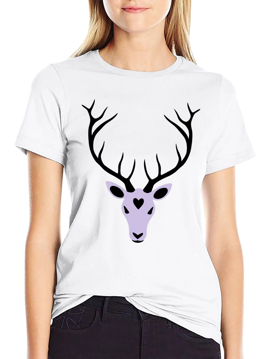 Deer Heart T-Shirt - Graphic Tee