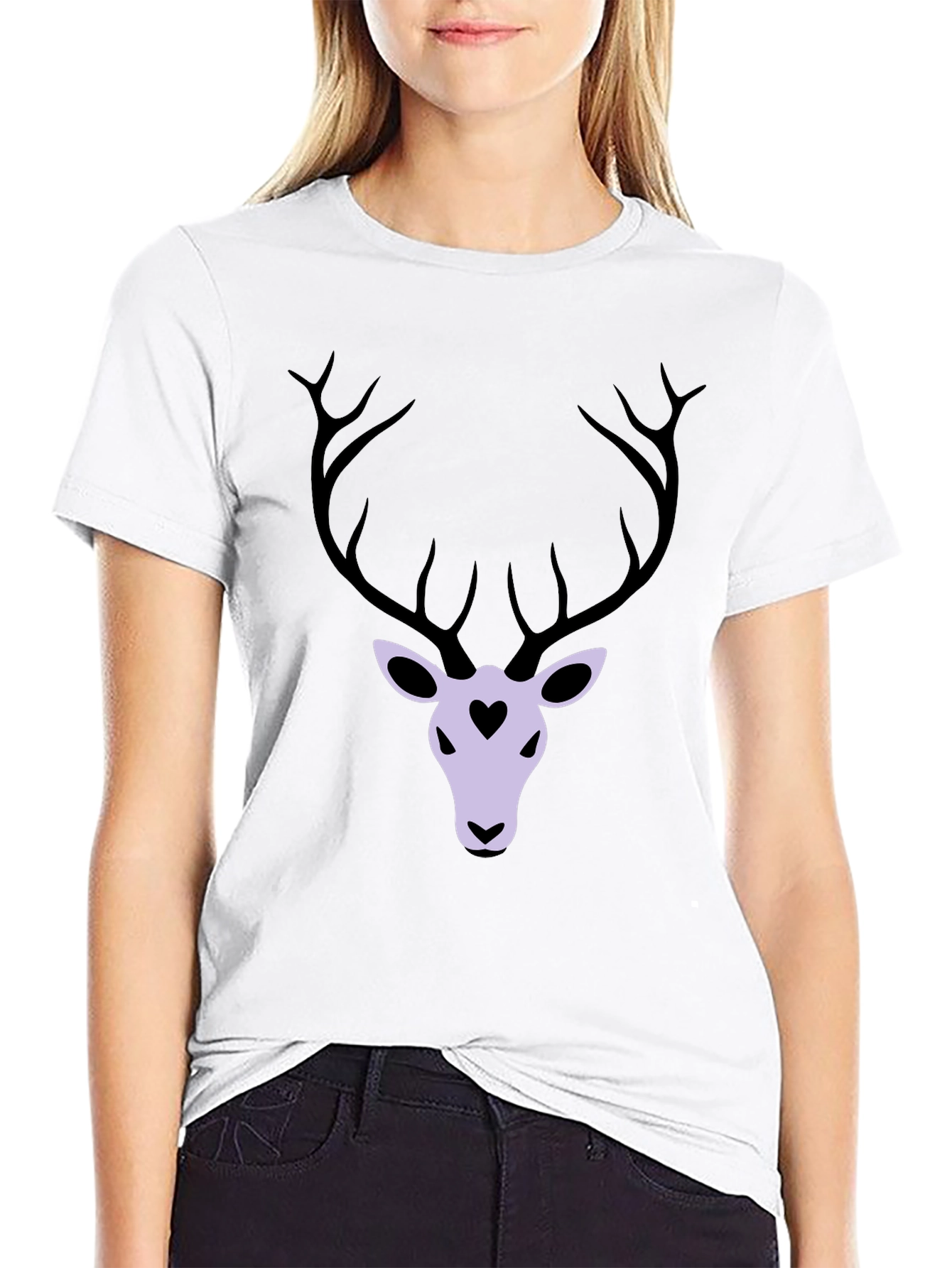 Deer Heart T-Shirt - Graphic Tee