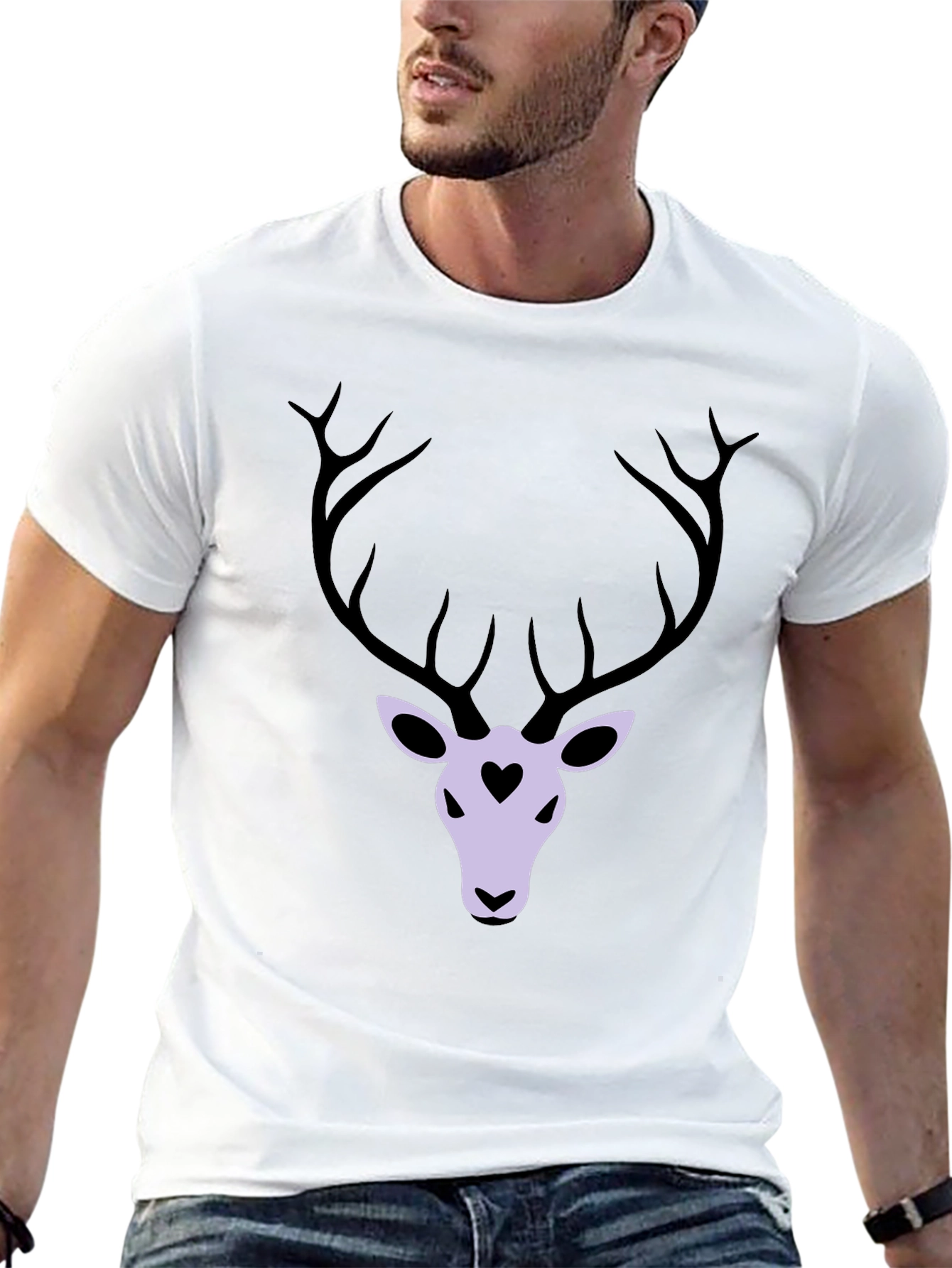 Deer Heart T-Shirt - Graphic Tee