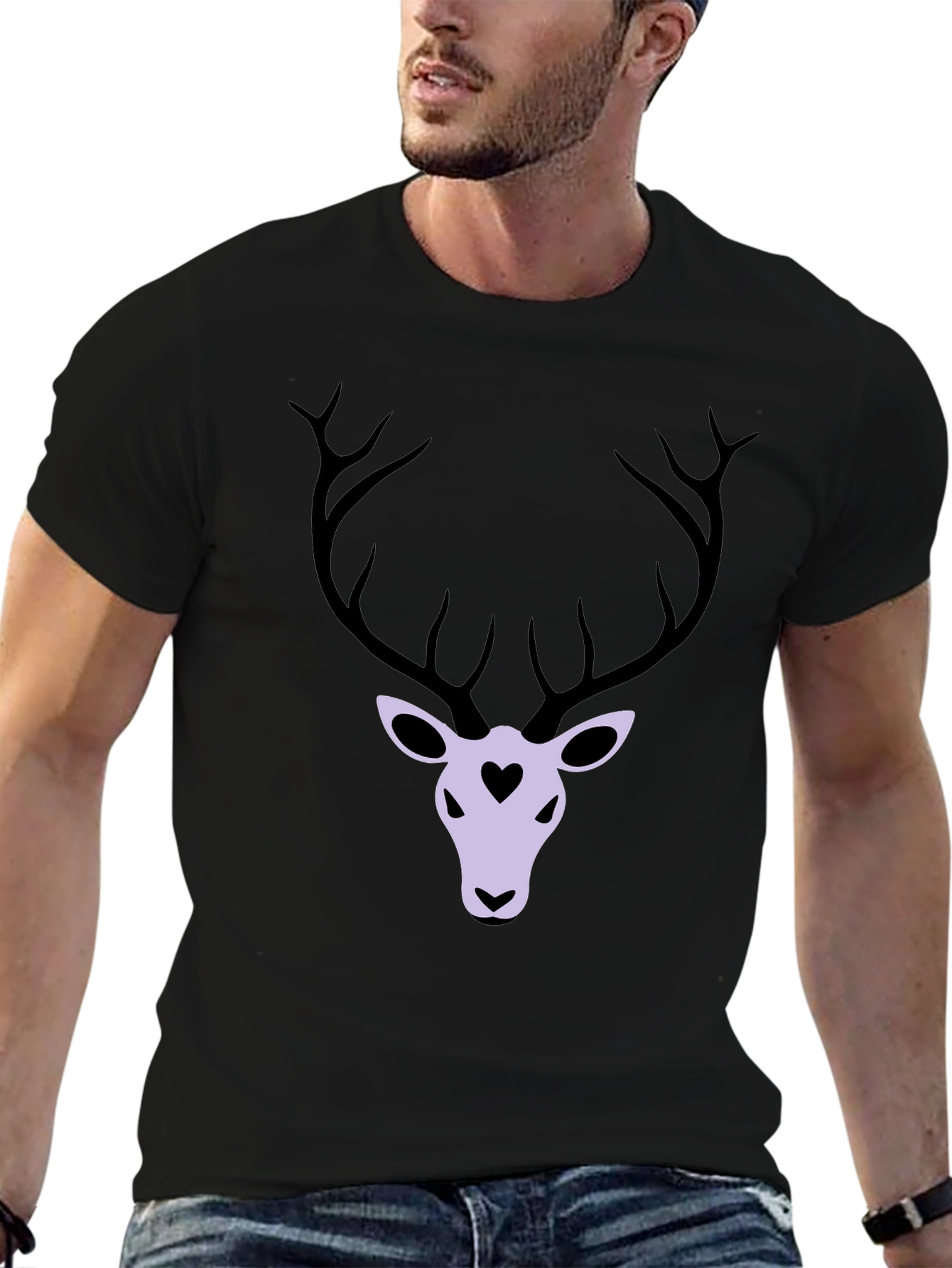 Deer Heart T-Shirt - Graphic Tee