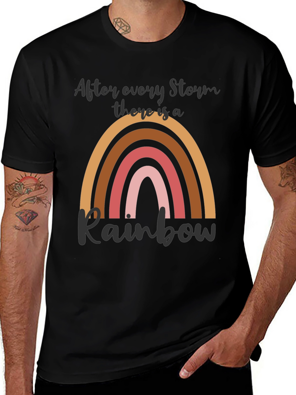 After Every Storm Rainbow Graphic Tee