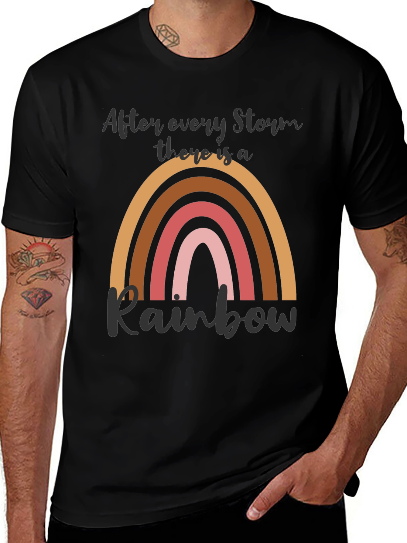 After Every Storm Rainbow Graphic Tee