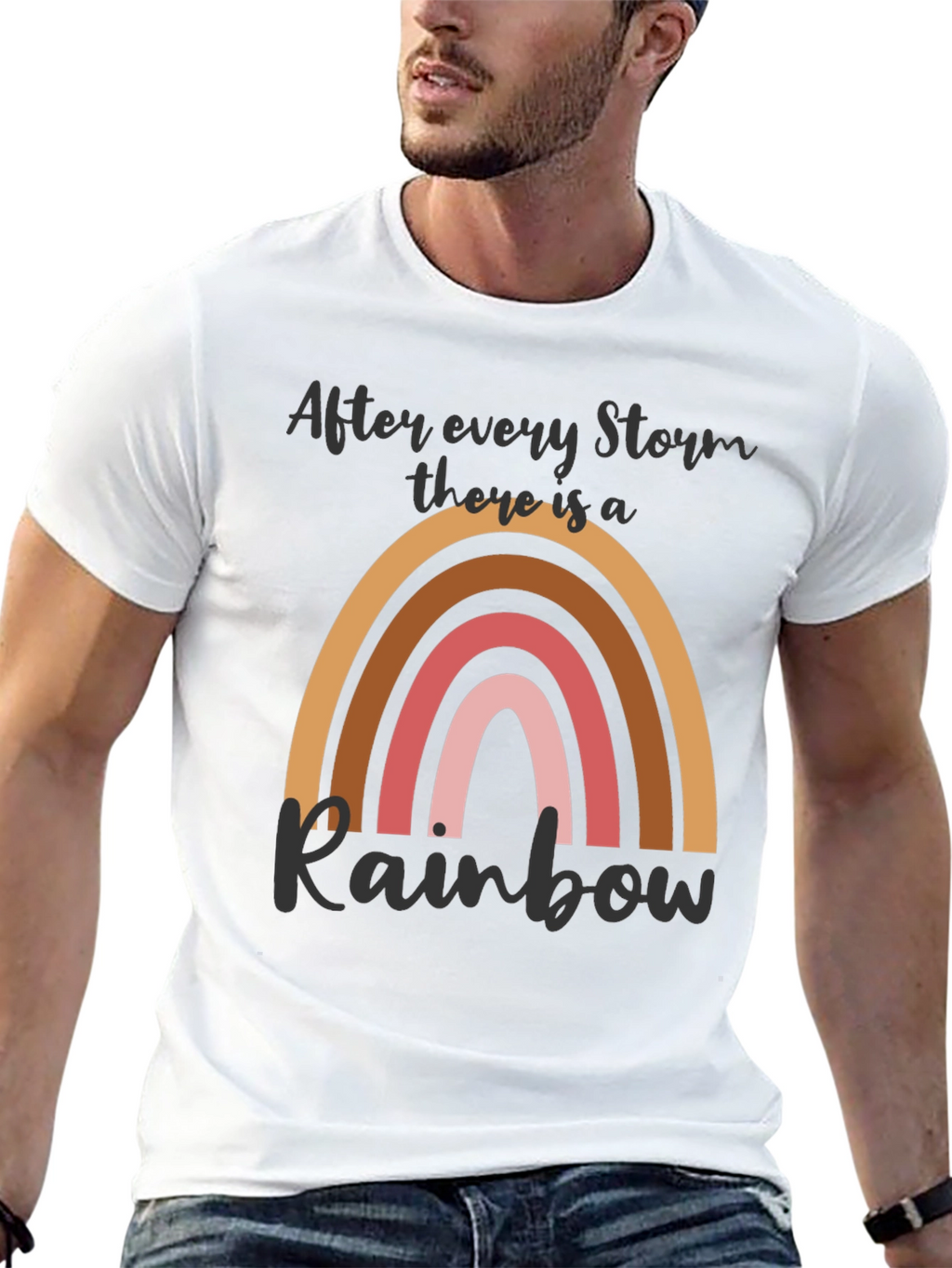 After Every Storm Rainbow Graphic Tee