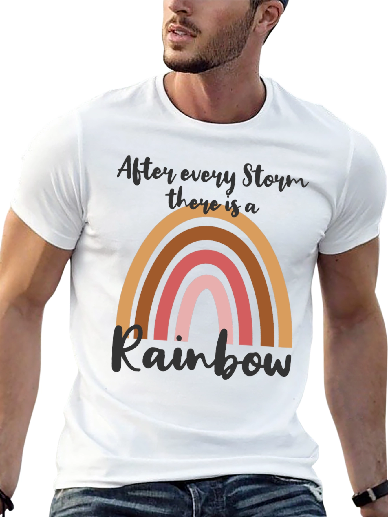 After Every Storm Rainbow Graphic Tee
