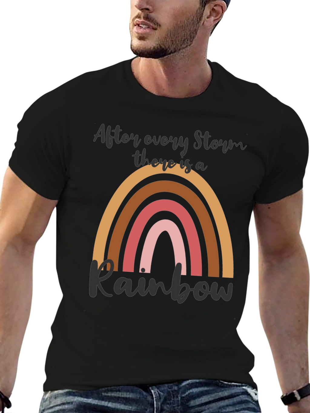 After Every Storm Rainbow Graphic Tee