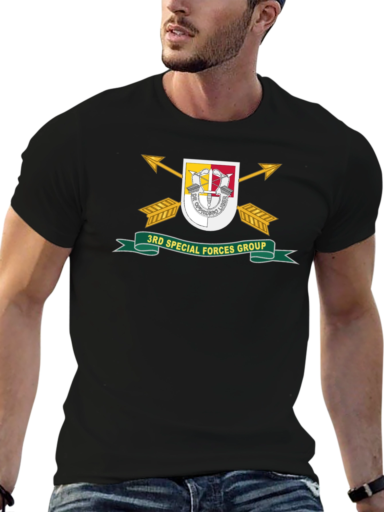 3rd Special Forces Group T-Shirt - Black