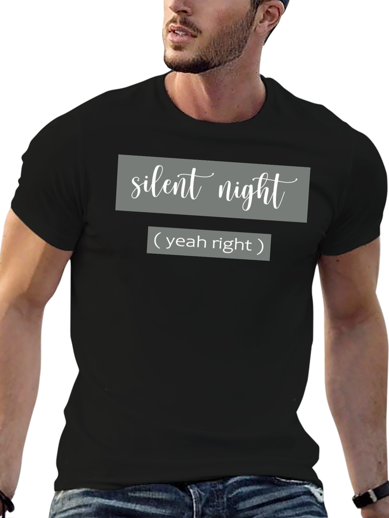 Silent Night - Yeah Right - Graphic Tee
