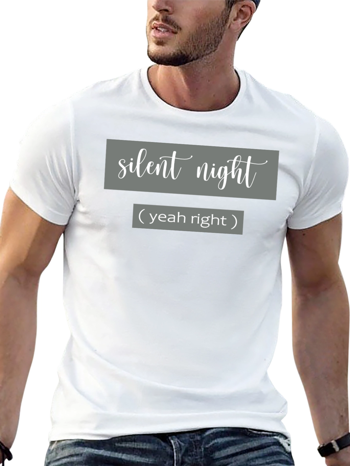 Silent Night - Yeah Right - Graphic Tee