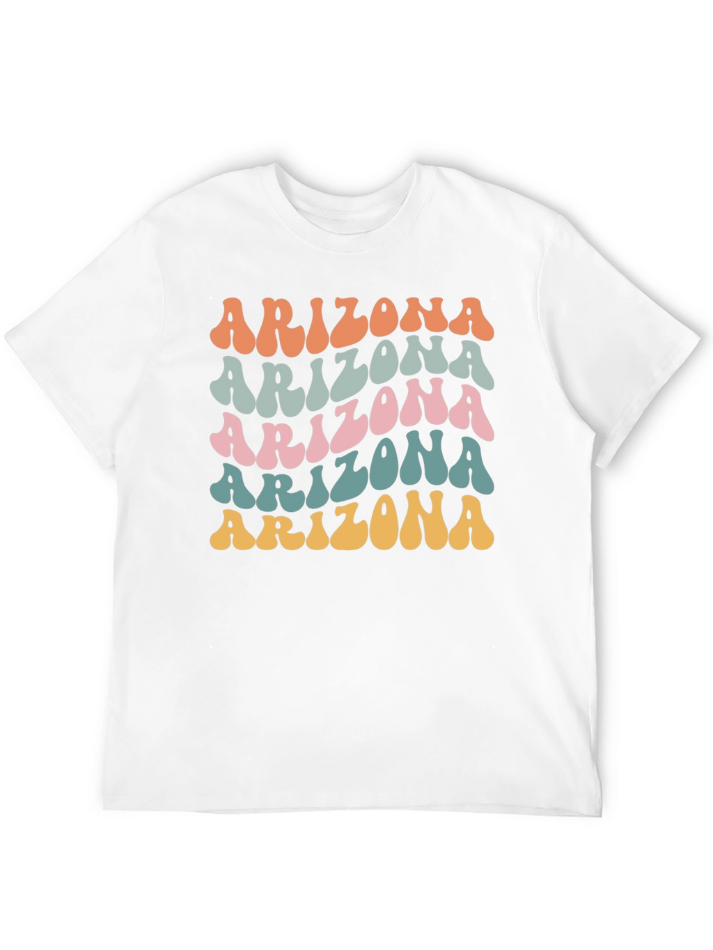 Arizona Retro Style Graphic Tee - Black