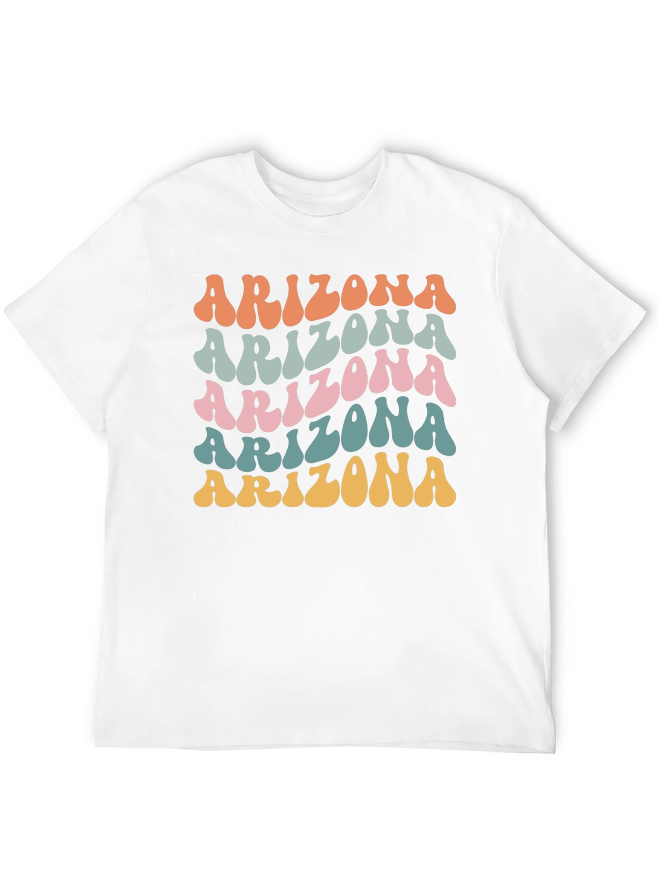 Arizona Retro Style Graphic Tee - Black