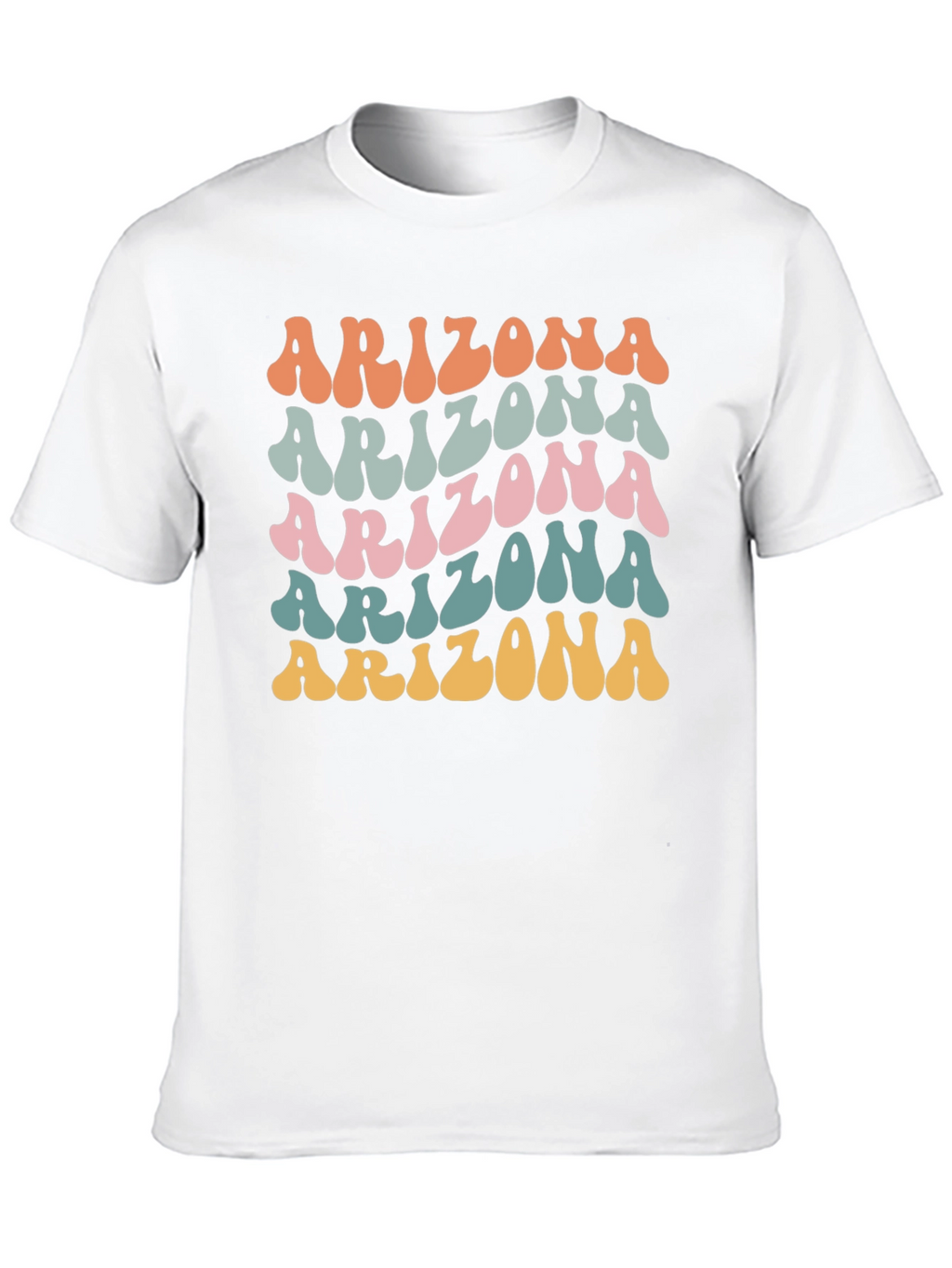 Arizona Retro Style Graphic Tee - Black