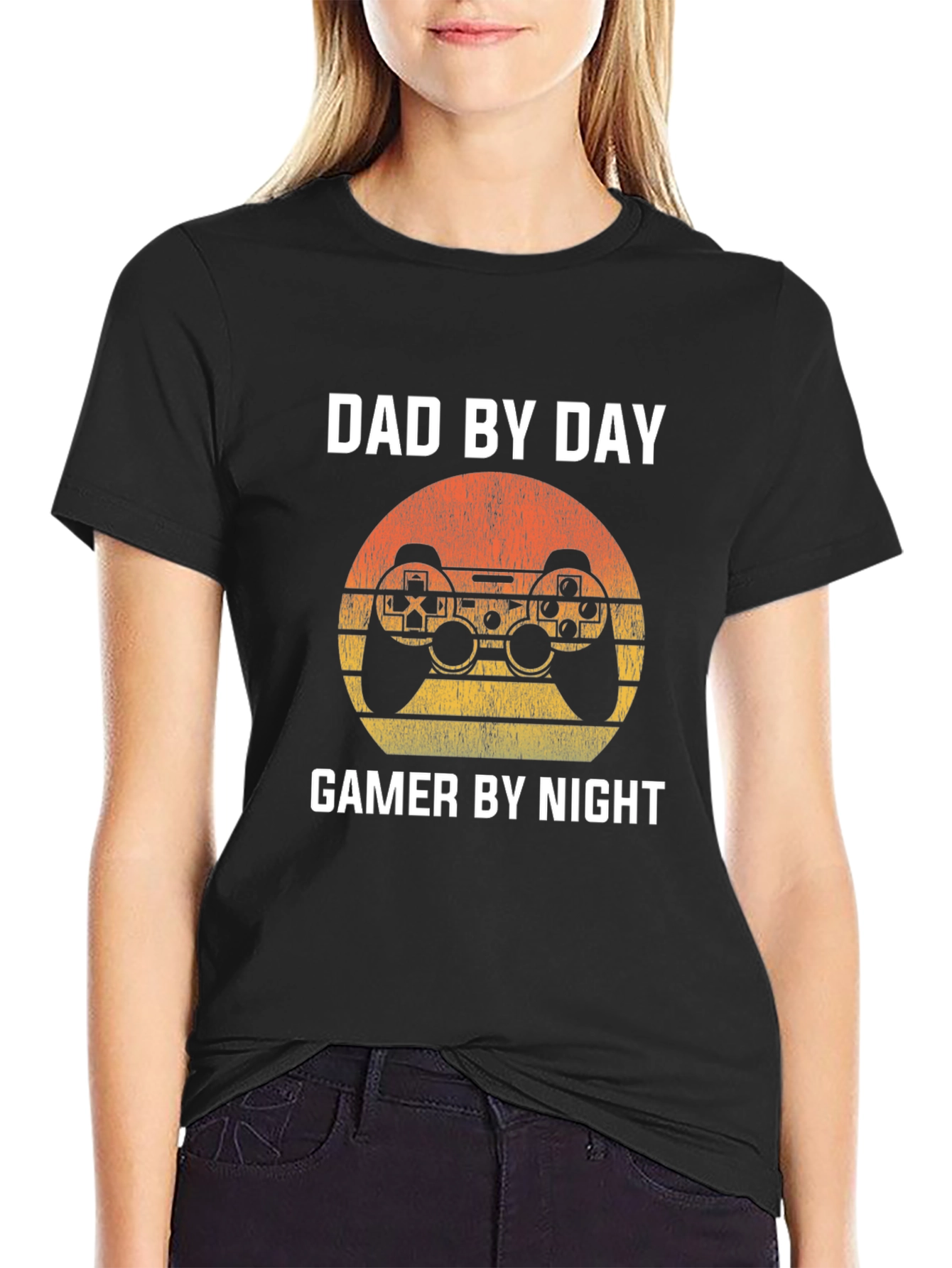 Dad By Day Gamer By Night Graphic Tee