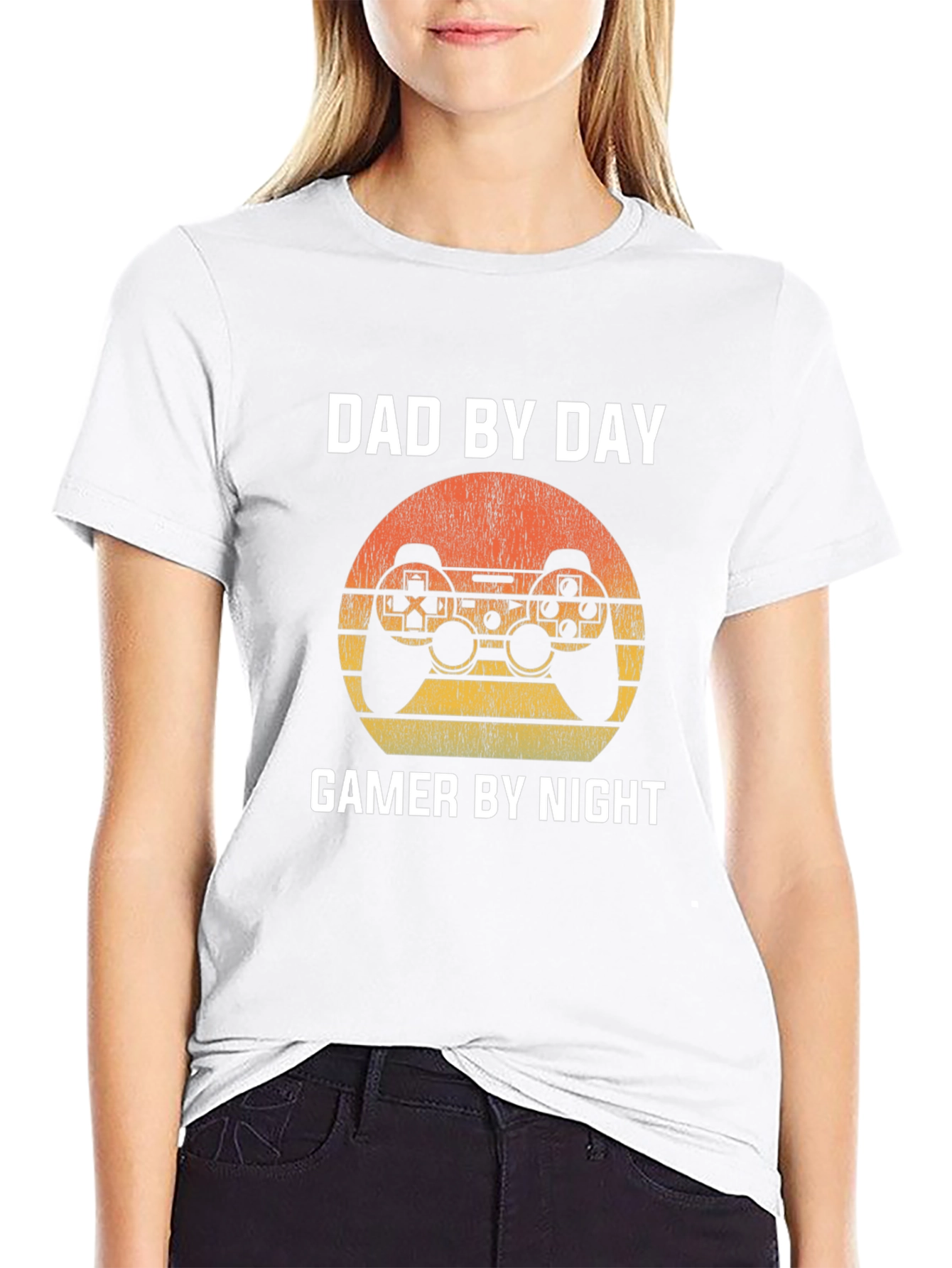Dad By Day Gamer By Night Graphic Tee