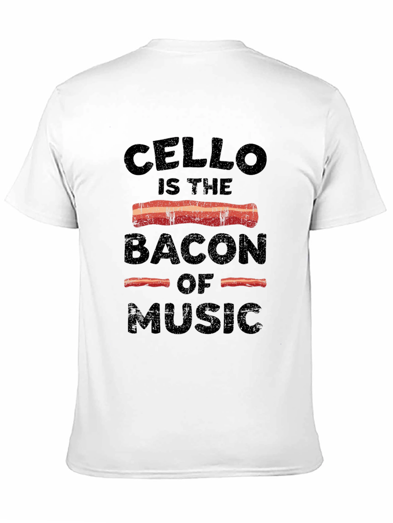 Cello Bacon of Music T-Shirt - Music Lovers Tee