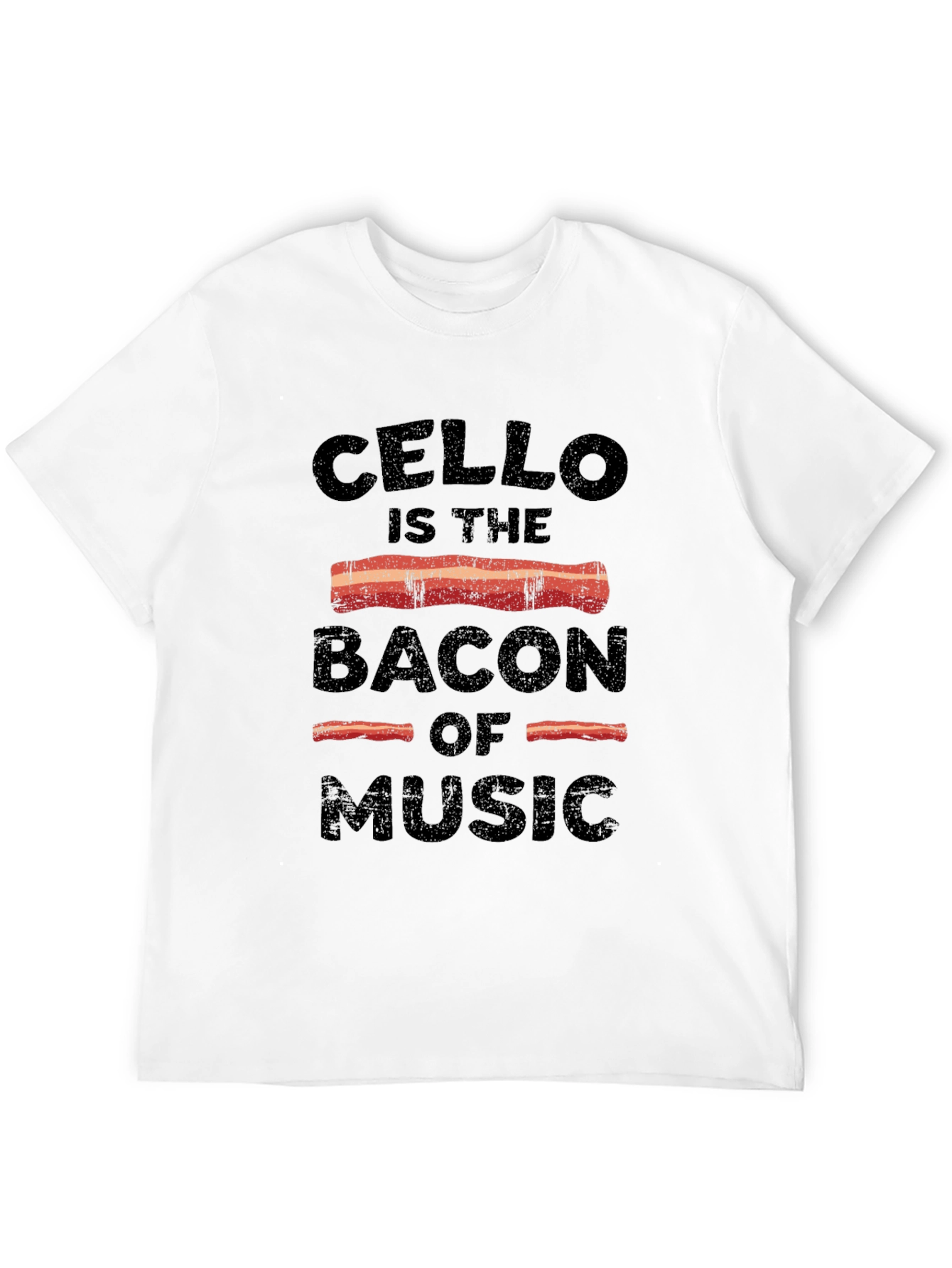Cello Bacon of Music T-Shirt - Music Lovers Tee