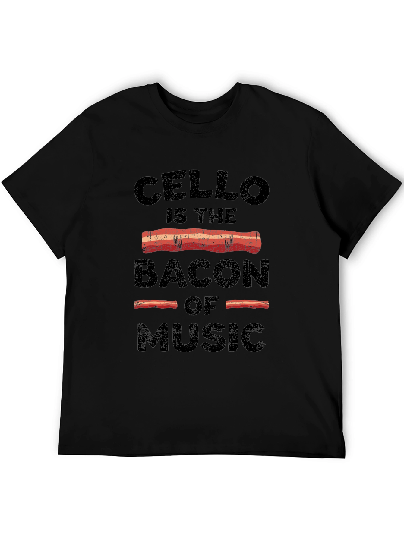 Cello Bacon of Music T-Shirt - Music Lovers Tee