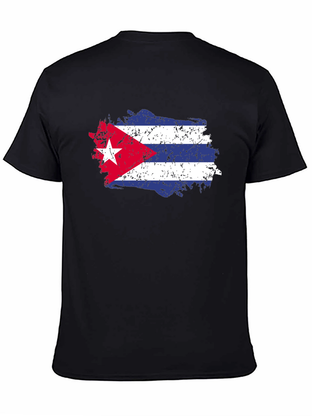 Cuban Flag T-Shirt - Distressed Graphic Tee