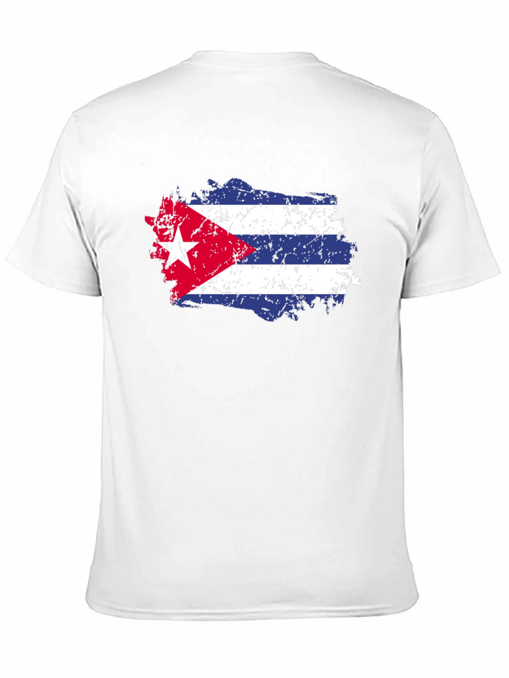 Cuban Flag T-Shirt - Distressed Graphic Tee