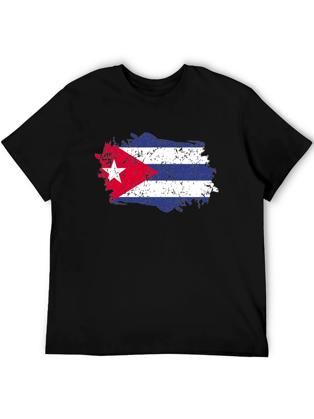 Cuban Flag T-Shirt - Distressed Graphic Tee