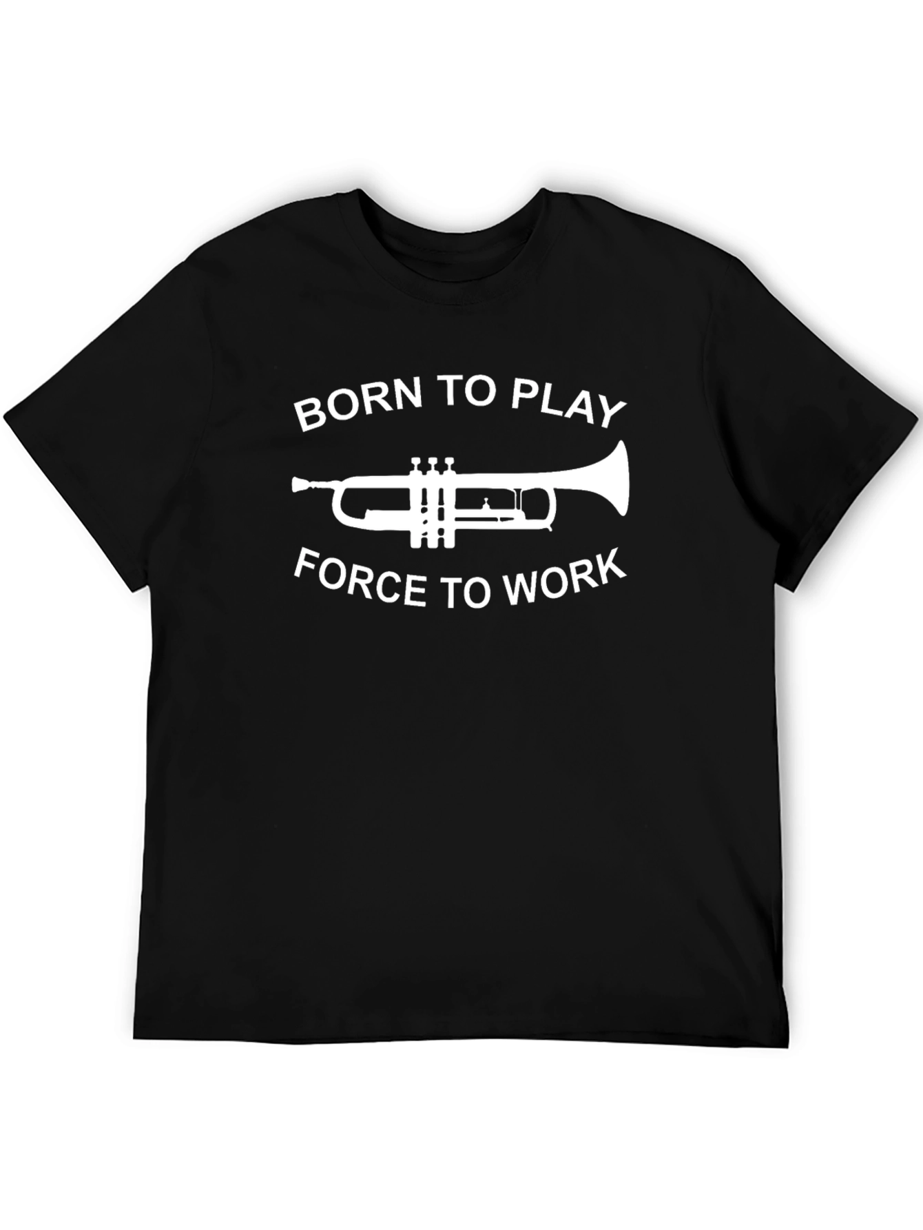 Born To Play T-Shirt - Trumpet Graphic Tee
