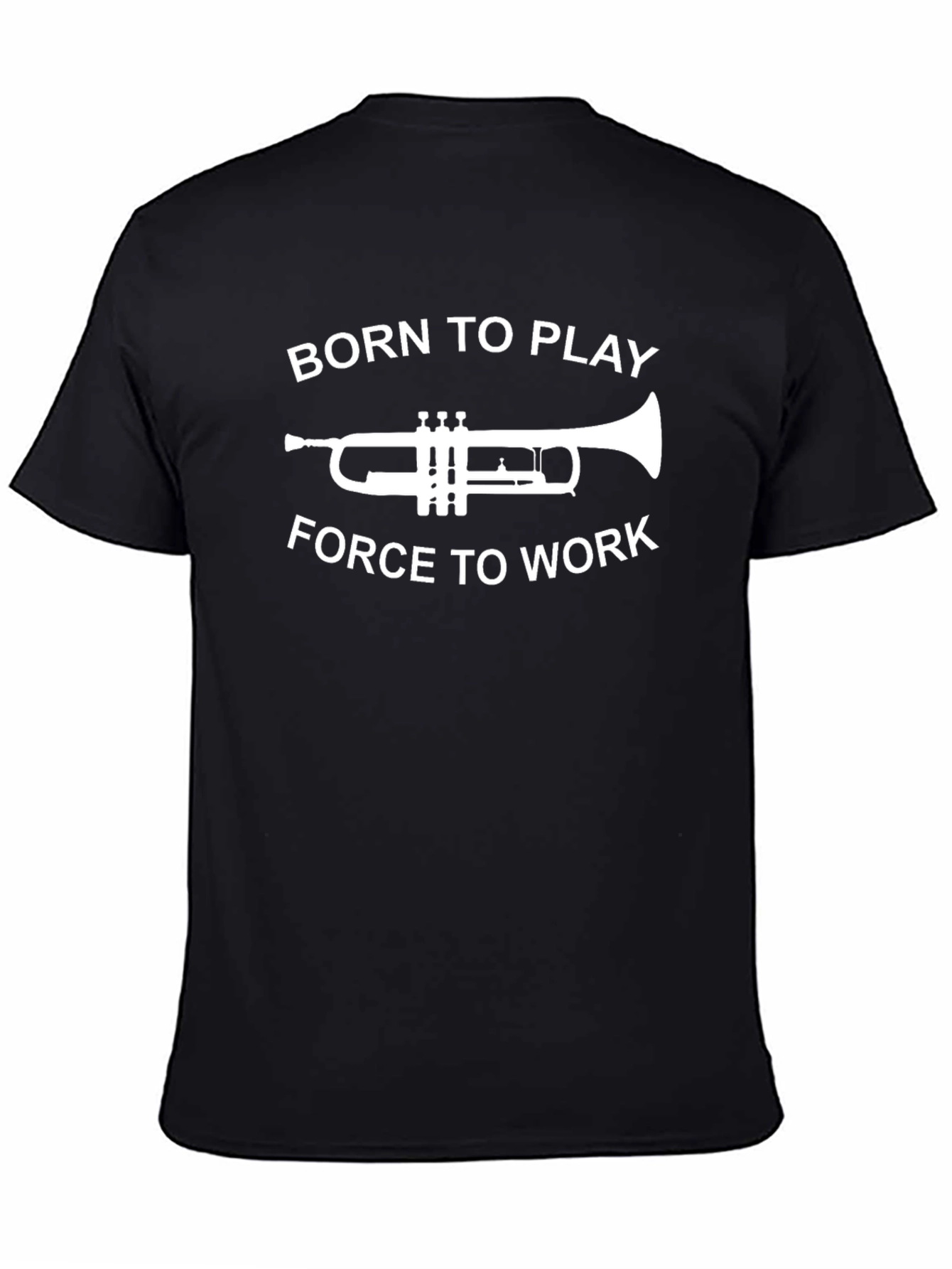 Born To Play T-Shirt - Trumpet Graphic Tee
