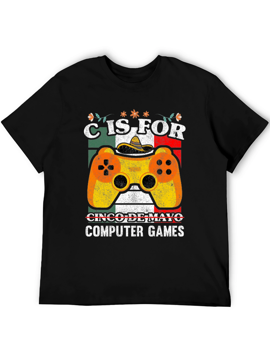 Cinco De Mayo Computer Games T-Shirt
