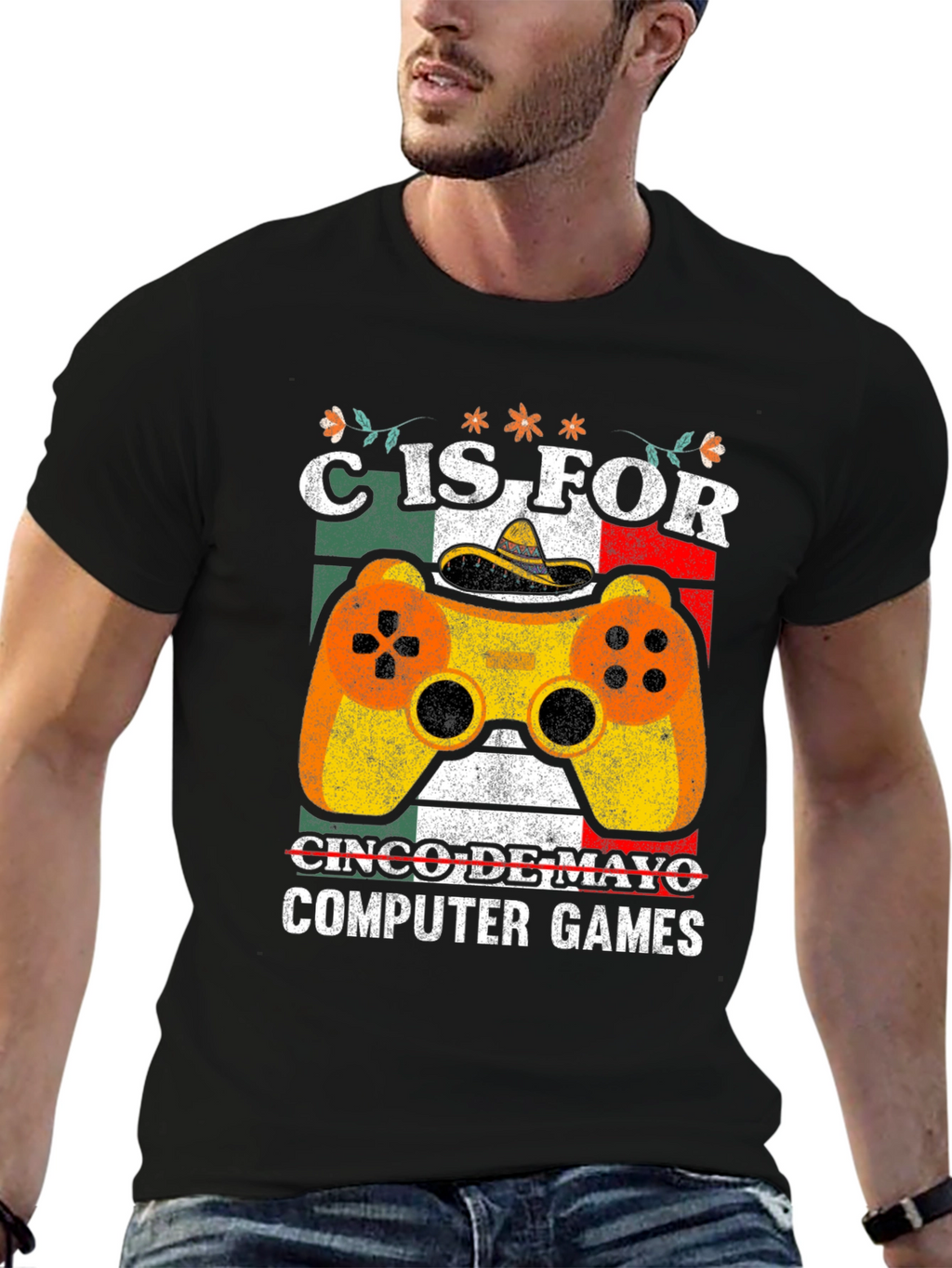 Cinco De Mayo Computer Games T-Shirt