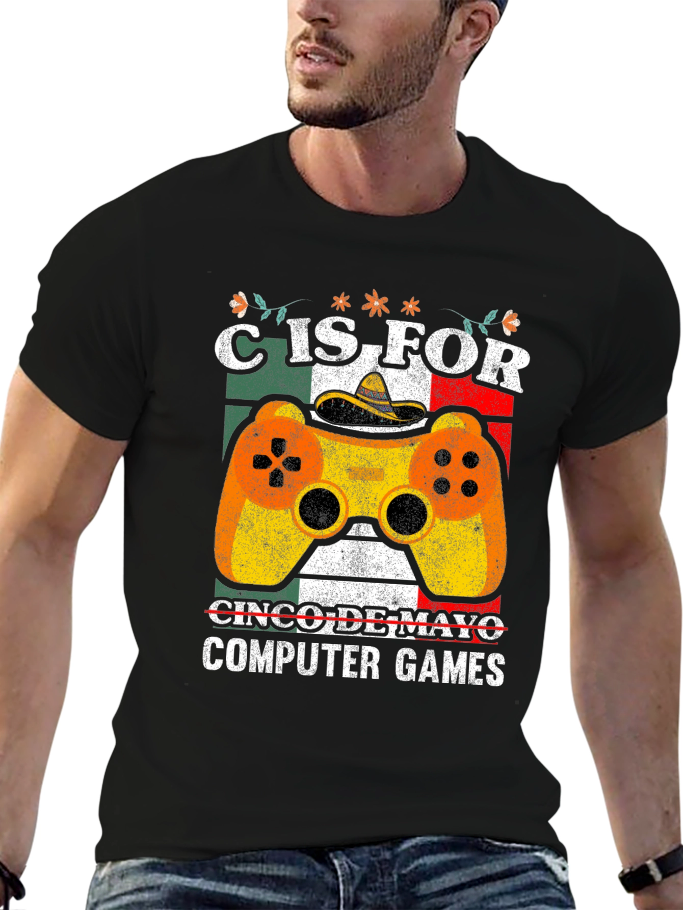Cinco De Mayo Computer Games T-Shirt