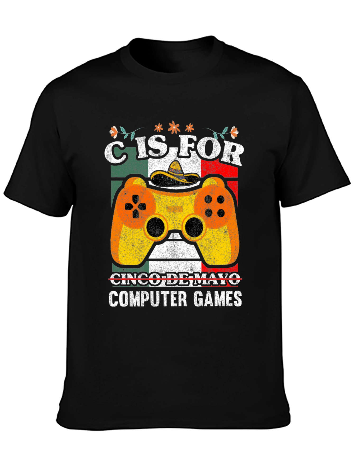 Cinco De Mayo Computer Games T-Shirt