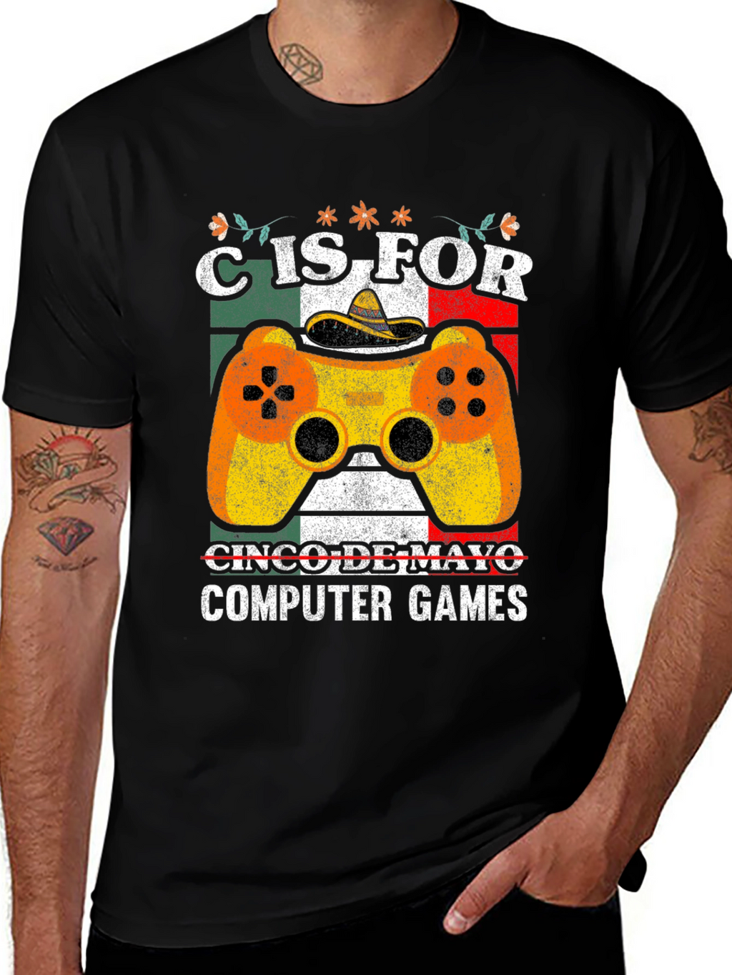 Cinco De Mayo Computer Games T-Shirt