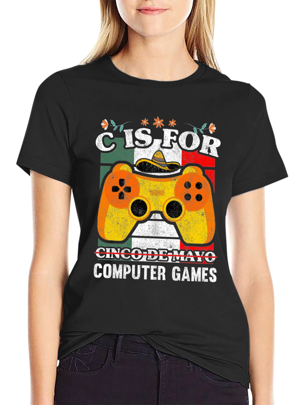 Cinco De Mayo Computer Games T-Shirt