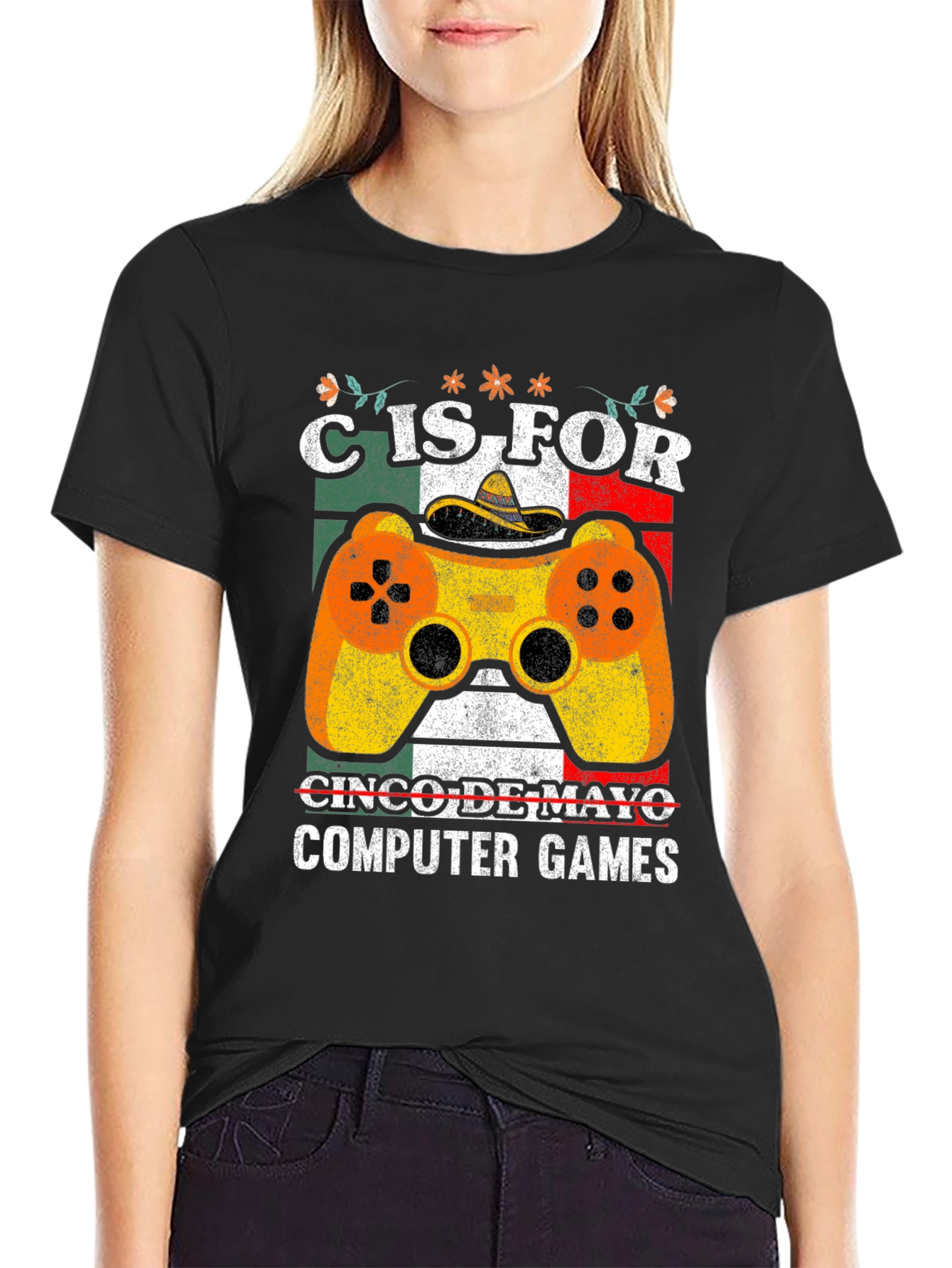 Cinco De Mayo Computer Games T-Shirt